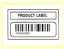 UPC barcode on a packaged food item